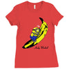 minion loves banana Ladies Fitted T-Shirt