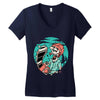 skullchain saw Women's V-Neck T-Shirt