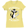 pussay patrol Ladies Fitted T-Shirt