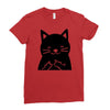 black cat (2) Ladies Fitted T-Shirt