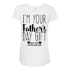 I'm Your Father's Day Gift Mom Says You're Welcome Maternity Scoop Neck T-shirt