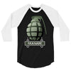 hand grenade military army 3/4 Sleeve Shirt