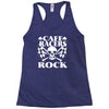 biker t shirt cafe racers ton up boys rockers greasers rock Racerback Tank