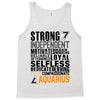 Strong Independent Motivated Aquarius Tank Top