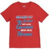 Grandpop Was Created because Grankids Need Real Heroes V-Neck Tee