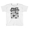 pirate crossword Toddler T-shirt