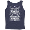 Real Kings Are Born On October 18 Tank Top