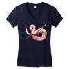ghost leviathan Women's V-Neck T-Shirt