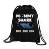Mommy Shark Doo Drawstring Bags