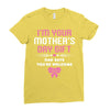 I'm Your Mother's Day Gift Dad Says You're Welcome Baby Girl Ladies Fitted T-Shirt