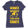 winner winner chicken dinner Ladies Fitted T-Shirt