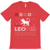 santa leo christmas ugly t shirts T-Shirt