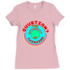 question your thinking flowy crop Ladies Fitted T-Shirt