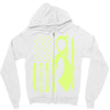 lyme disease awareness Zipper Hoodie
