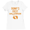 bump's first halloween Ladies Fitted T-Shirt