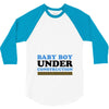 Baby Boy Under Construction 3/4 Sleeve Shirt