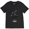 Virgo Zodiac Sign Minimal Design V-Neck Tee