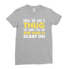 knew she was a thug Ladies Fitted T-Shirt