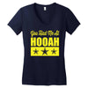 you had me at hooah Women's V-Neck T-Shirt