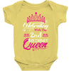 Celebrating With the 2nd Birthday Queen Baby Onesie