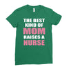 the best kind of mom raises a nurse Ladies Fitted T-Shirt