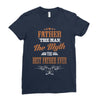 father the man the myth best father ever Ladies Fitted T-Shirt