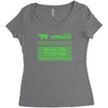 delorean trail Women's Triblend Scoop T-shirt