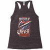 never surrender Racerback Tank