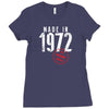 Made In 1972 All Original Parts Ladies Fitted T-Shirt