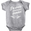 i'm silently correcting your grammar Baby Onesie
