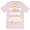 Super Cool Papa Of A Freaking Awesome Granddaughter T-Shirt