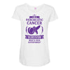 I am a Pancreatic Cancer Survivor - What's Your Superpower? Maternity Scoop Neck T-shirt