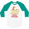 chicken permission 3/4 Sleeve Shirt