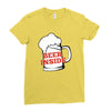 Beer Inside Ladies Fitted T-Shirt