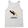 never give up poster Tank Top
