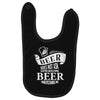 beer does not ask questions Baby Bibs