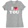 i love you Ladies Fitted T-Shirt