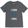 i can  i will V-Neck Tee