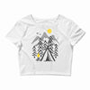 camp fire Crop Top
