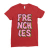 donut frenchies Ladies Fitted T-Shirt