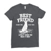 Best Friend German Shepherd Ladies Fitted T-Shirt