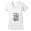 love my crazy dog Women's V-Neck T-Shirt