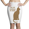 im an animal in bed Pencil Skirts