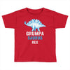 grumpa saurus rex Toddler T-shirt