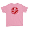 red skull logo avengers marvel comics gift Youth Tee