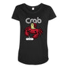 crab Maternity Scoop Neck T-shirt