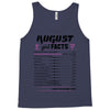 August Girl Facts Virgo Tank Top
