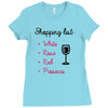 wine shopping Ladies Fitted T-Shirt