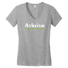 atheism funny retro religion jesus christ believer comic god Women's V-Neck T-Shirt