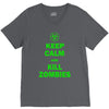 keep calm and kill zombies V-Neck Tee